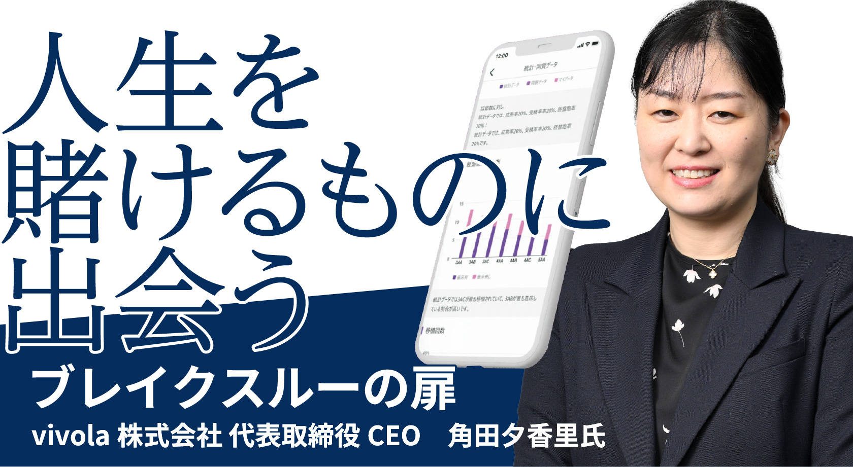 【ブレイクスルーの扉】「人生を賭けるものに出会う」vivola株式会社 代表取締役CEO 角田夕香里 氏